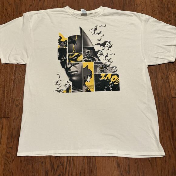 Vintage Delta Batman DC Comics XXL Men's White T-Shirt - Picture 1 of 5